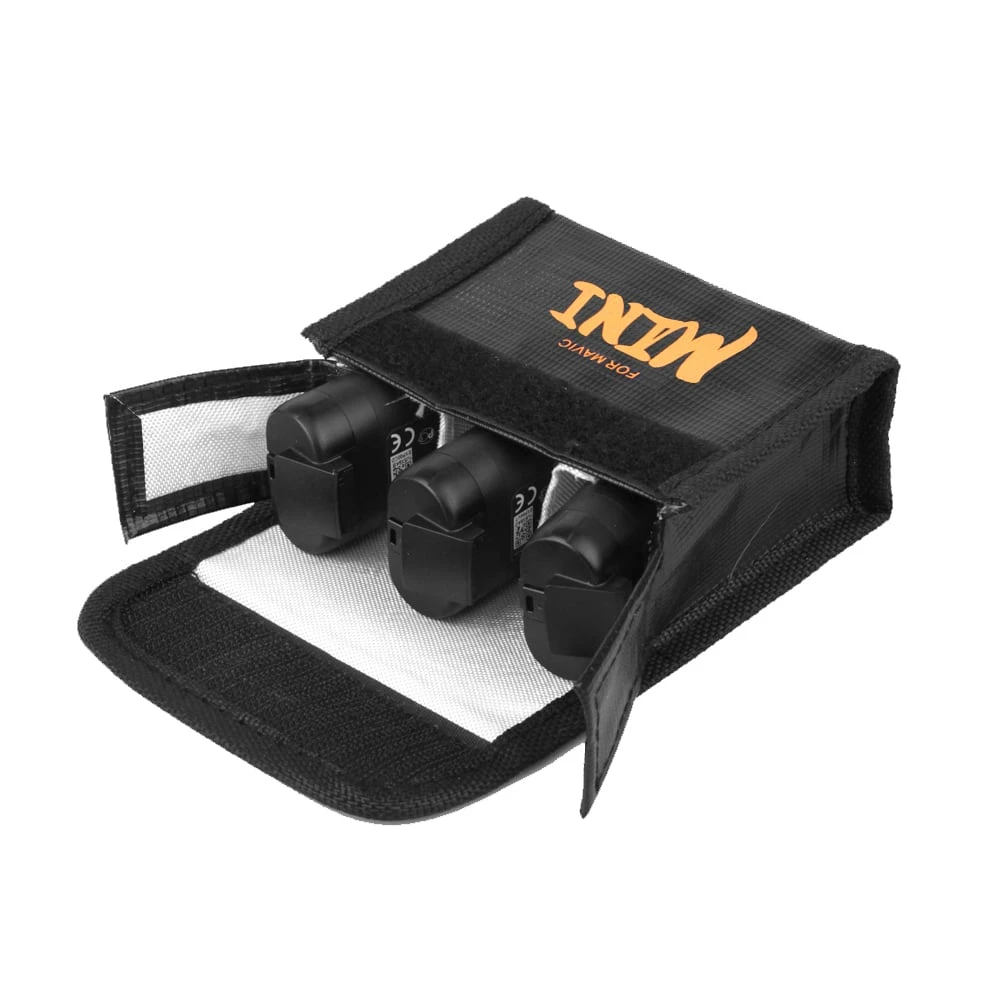 Sunnylife - Veiligheidstas Voor 3 Batterijen Voor DJI Mini/Mini 2/SE 2 Sunnylife - Veiligheidstas Voor 3 Batterijen Voor DJI Mini/Mini 2/SE - Afbeelding 2